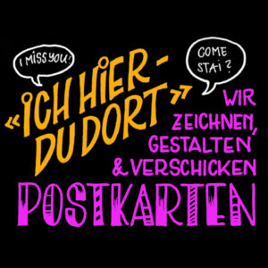 Postkarten „Ich hier du dort„